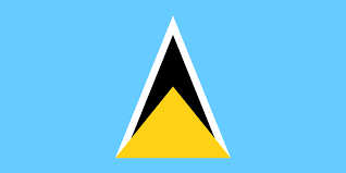 Saint Lucia Flagge