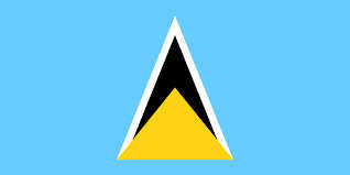 Saint Lucia Flagge