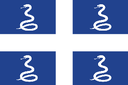 Martinique Schlangenflagge