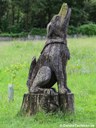 Skulptur Wolf
