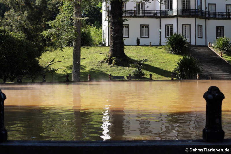 Thermalbad, im Hintergrund das Casa do Parque