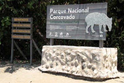 Eingang zum Nationalpark Corcovado