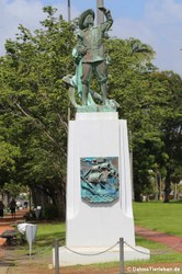 Statue de Belain d'Esnambuc in Fort-de-France, Martinique