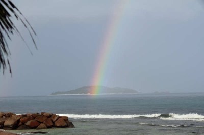 Regenbogen über Cousin