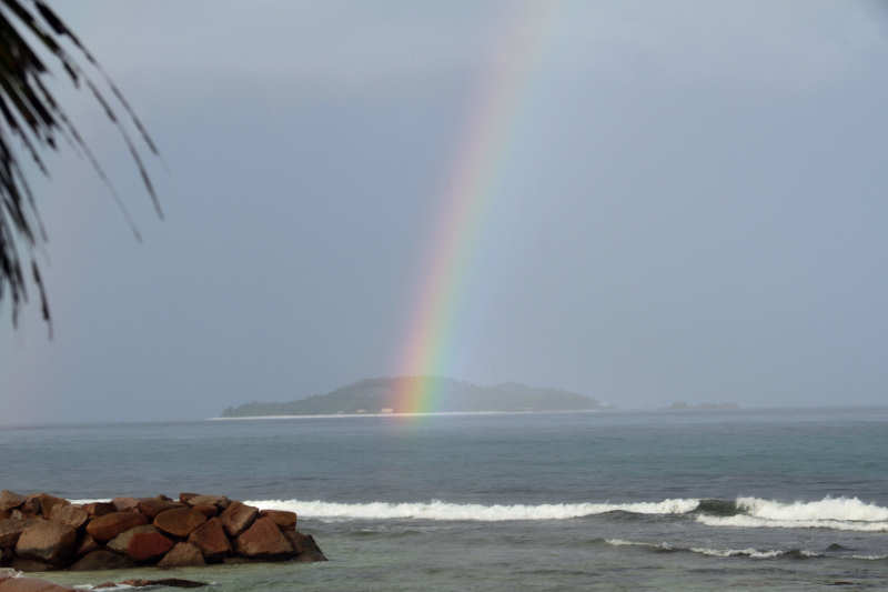 Regenbogen über Cousin