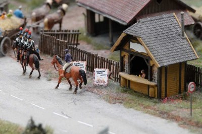 Das Pferd als platzsparendes und 'richtungsweisendes' Fortbewegungsmittel