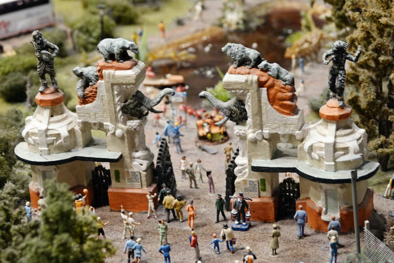 Der historische Haupteingang im Miniatur Wunderland