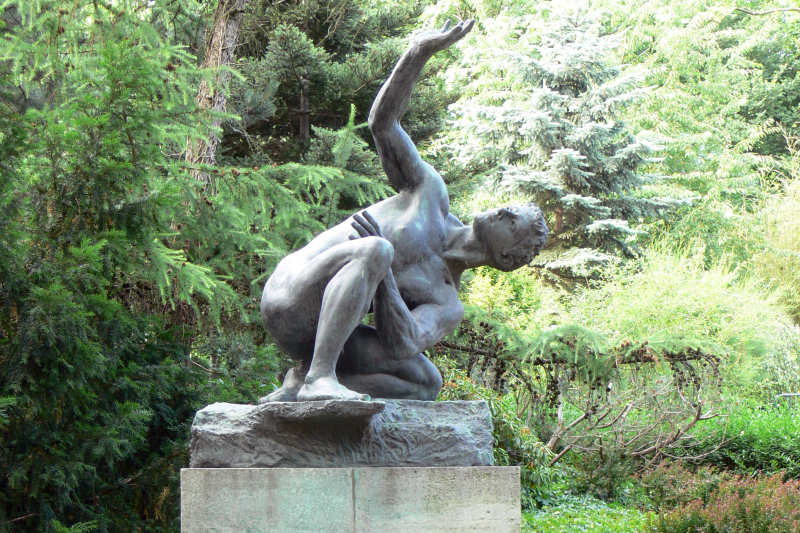 Bronze-Skulptur Der Athlet