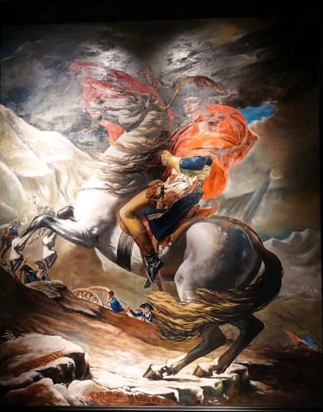 Napoleon überquert die Alpen