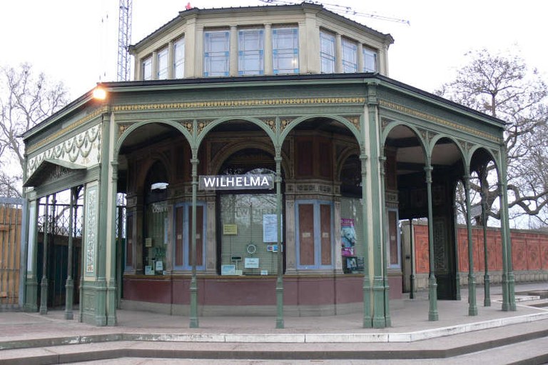 Pavillon in der Wilhelma